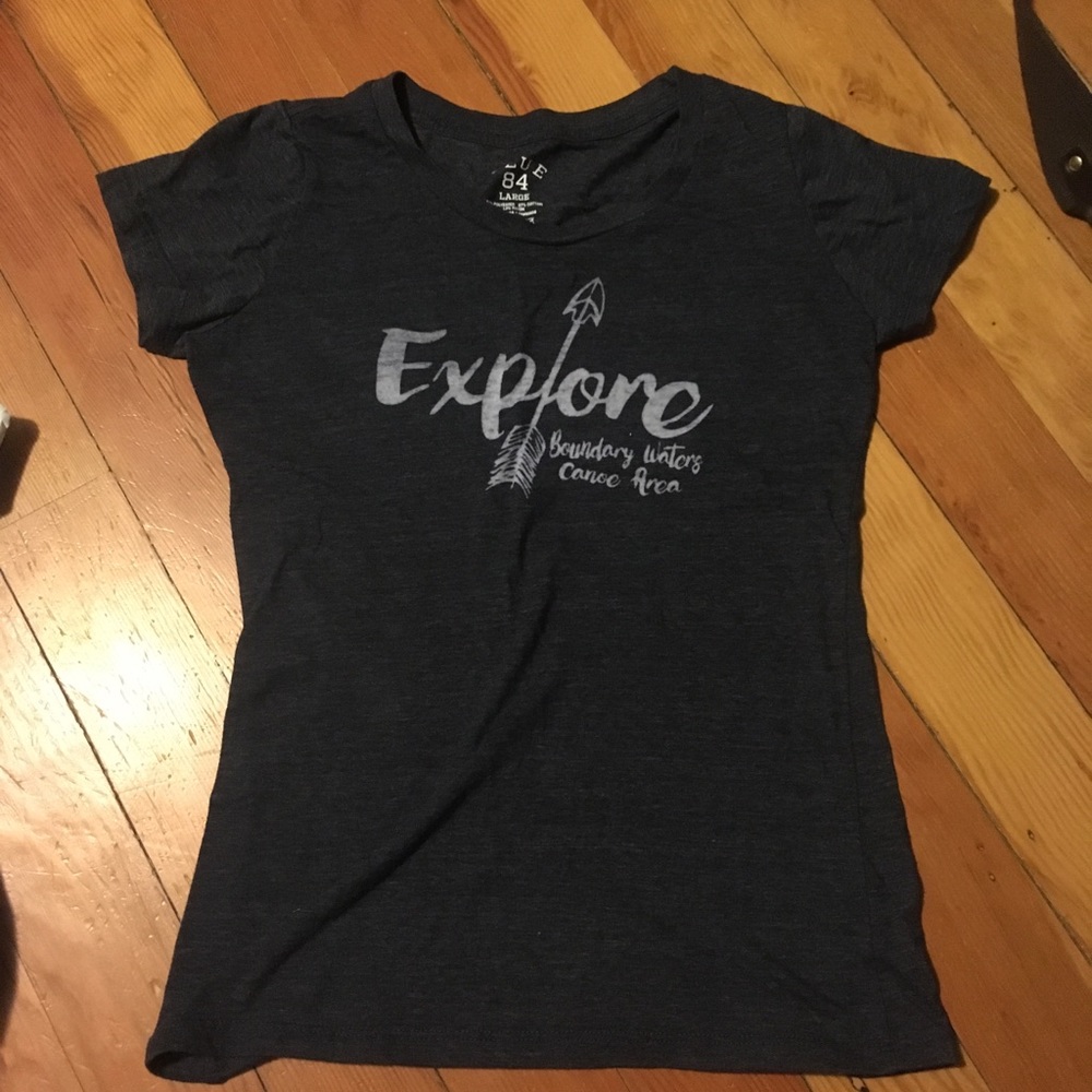 Blue 84. Boundary Waters Canoe Area t shirt